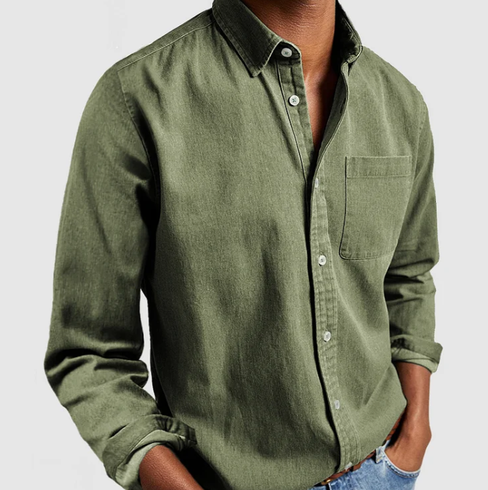 Lucca - Camisa larga con cuello de solapa