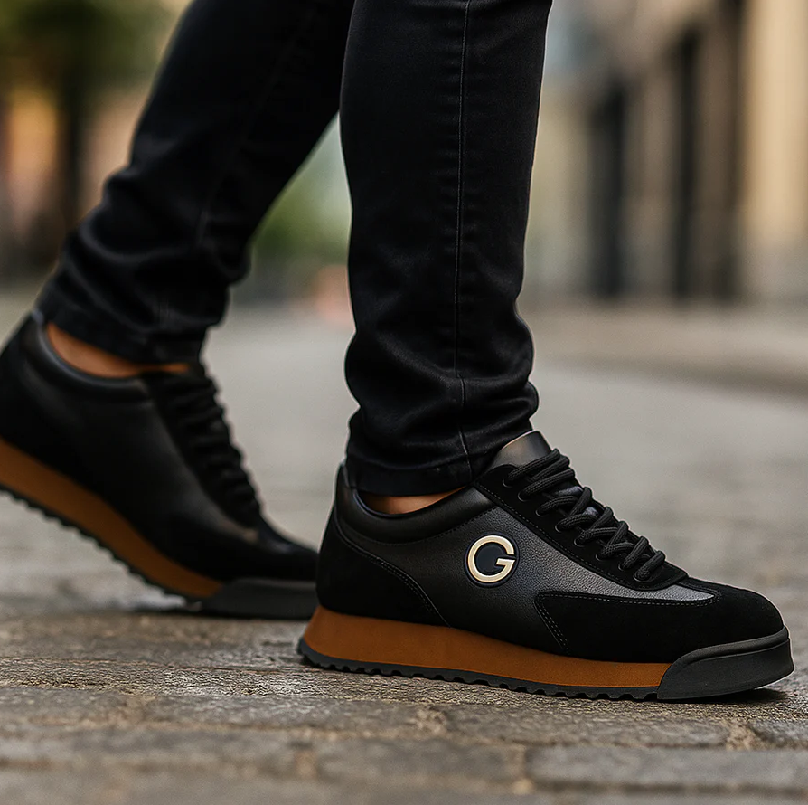 Elegantes zapatos de piel