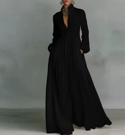 Ginevra - Vestido Blanco de algodón y lino