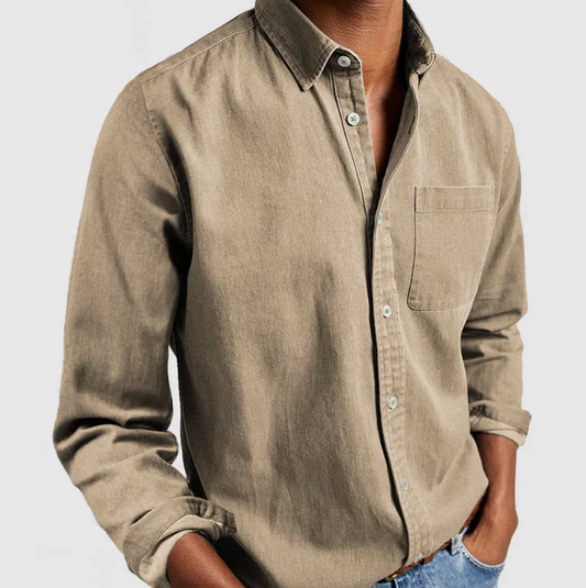 Lucca - Camisa larga con cuello de solapa