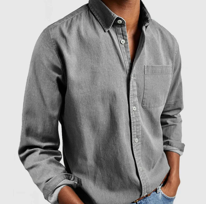 Lucca - Camisa larga con cuello de solapa