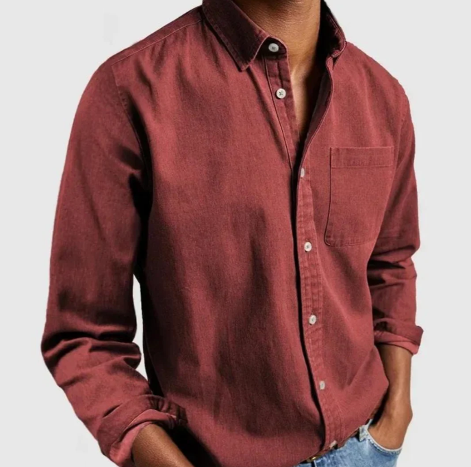 Lucca - Camisa larga con cuello de solapa