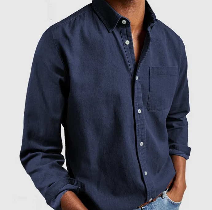 Lucca - Camisa larga con cuello de solapa