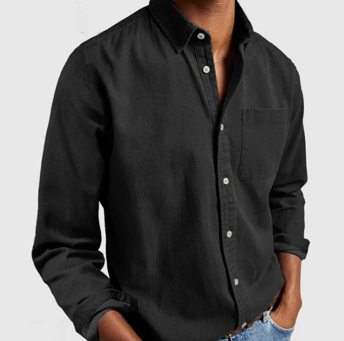Lucca - Camisa larga con cuello de solapa
