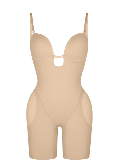 Irene - Bodysuit con espalda baja y almohadillas extraíbles