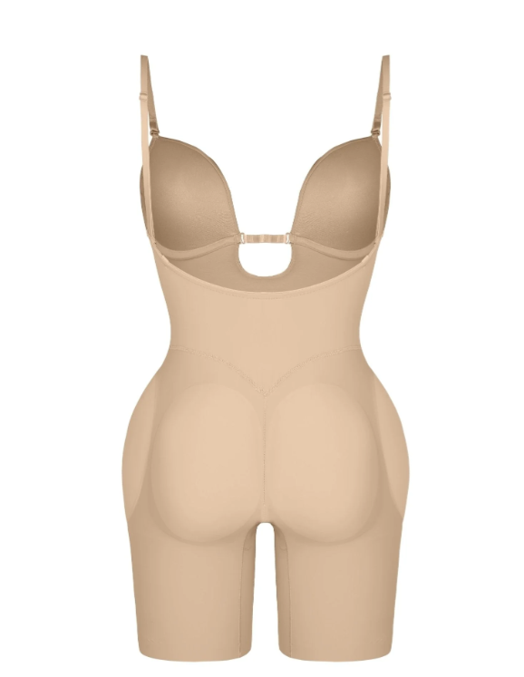 Irene - Bodysuit con espalda baja y almohadillas extraíbles