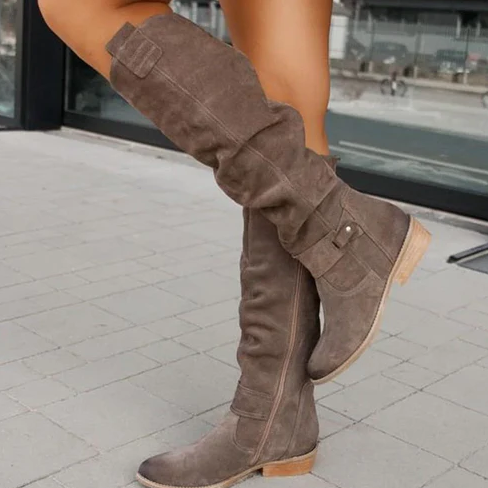 Lina - Botas de efecto ante cómodas y cálidas
