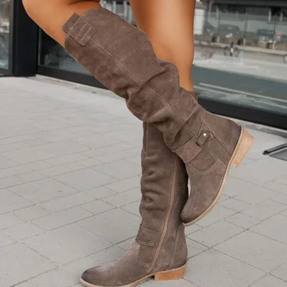 Lina - Botas de efecto ante cómodas y cálidas