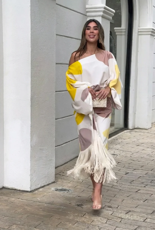 Daniela - Conjunto de dos piezas con flecos