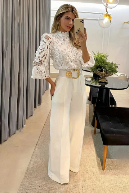 Paula - Conjunto ( Blusa + Pantalón )