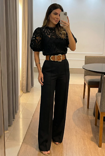 Paula - Conjunto ( Blusa + Pantalón )