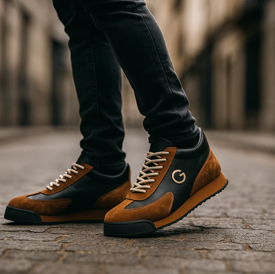 Elegantes zapatos de piel